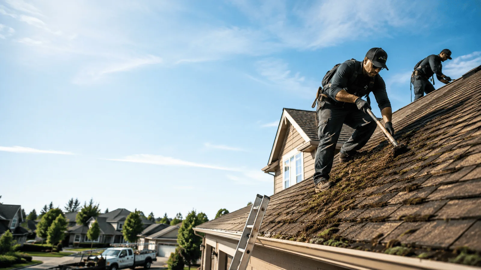 Roof Moss Removal in Wilmot, WI near me